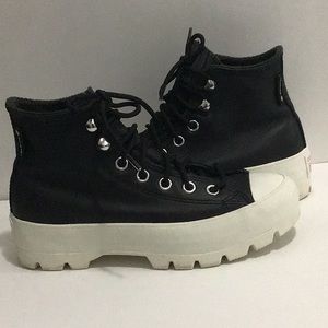 Converse Chuck Taylor All Star Lugged High Top boot women Size 6.5 leather